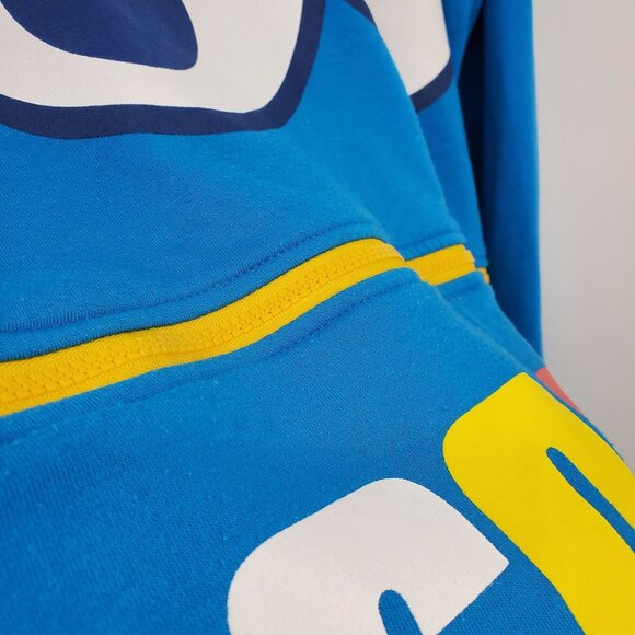 Universal Studios Japan Cookie Monster Zipper Pocket Pullover Sweatshirt Medium - Picture 7 of 11